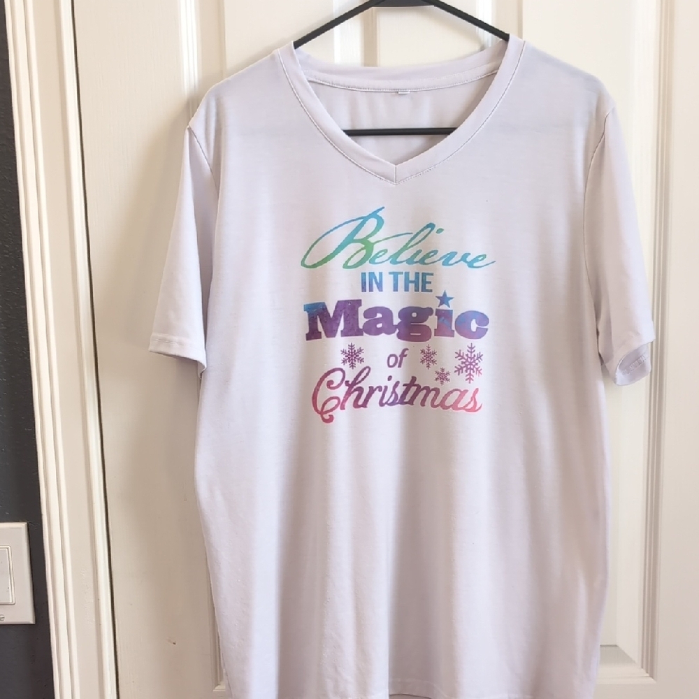 White Christmas Graphic T-Shirt
